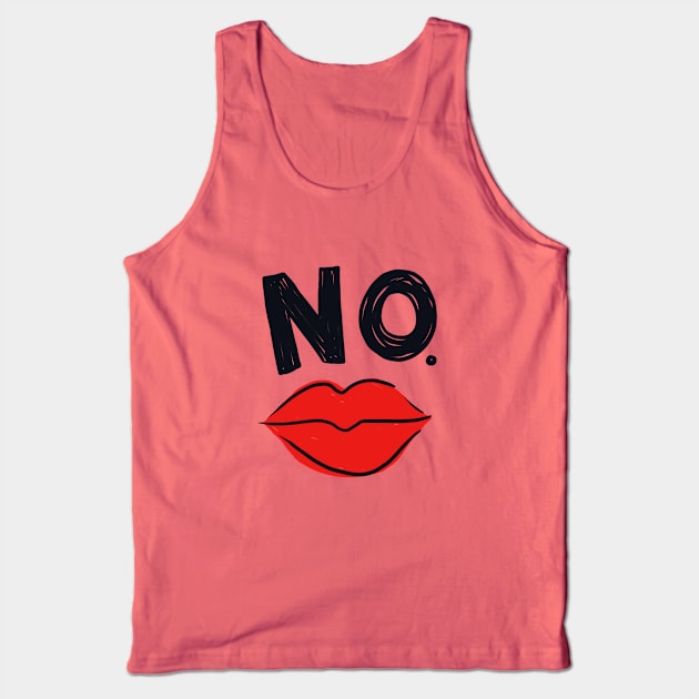 NO Tank Top by IllustratedActivist